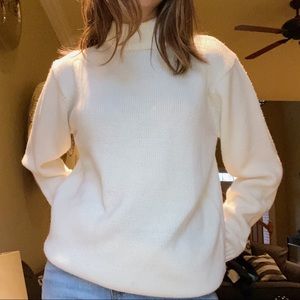 Original White Turtleneck Sweater